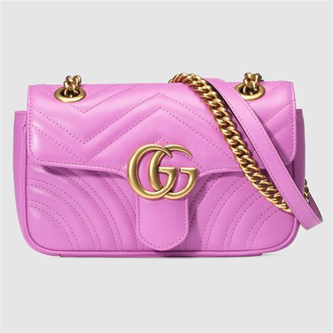 hot pink gucci marmont|gucci marmont mini bag pink.